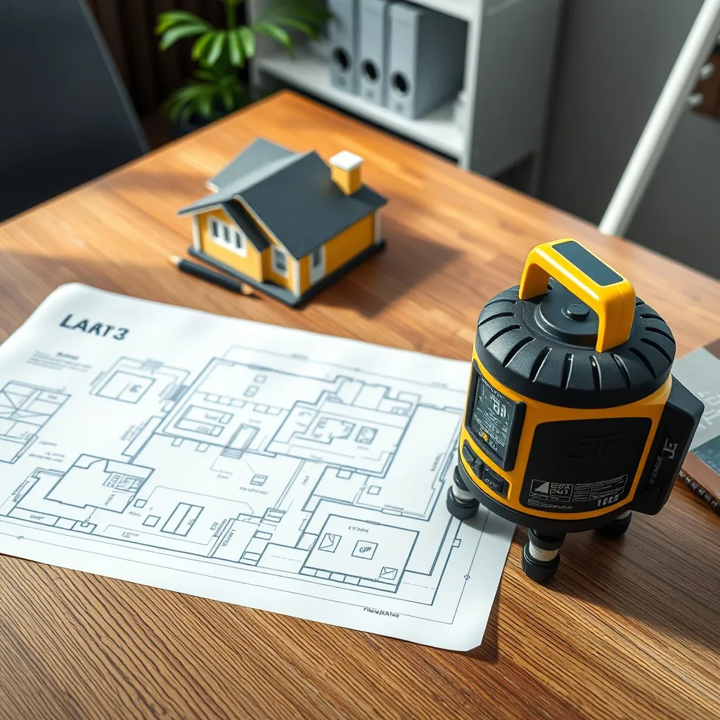 A high-angle professional architectural photograph of a resi